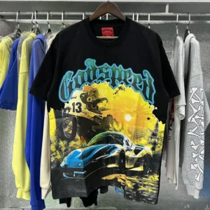2025 GOD SPEED Life's A Gamble Big Face Godspeed Render Short Sleeve Men Women T-shirts O-Neck - AliExpress 200000343