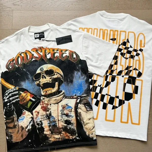2025 God Speed T-shirts Fashion Design Men's Oversized Top Tees - AliExpress 200000343 - Image 2