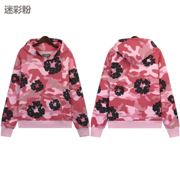 DENIM TEARS brand crosses Europe and America, selling best-selling foam hooded sweatshirts in camouflage for men and women - AliExpress 200000345 - Image 4