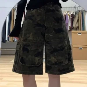 2025 Summer New Men's Camouflage Work Shorts American Retro Fashion Trend Street Hip-Hop Loose Breathable Niche Men's Bottoms - AliExpress 200000343