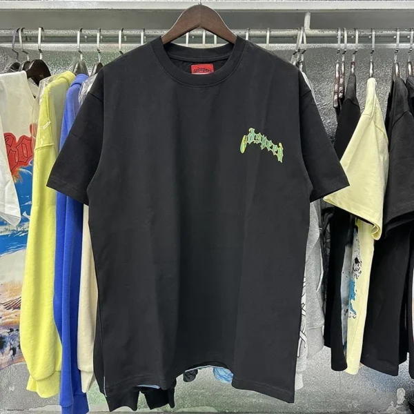 2025 GOD SPEED Life's A Gamble Big Face Godspeed Render Print Men Women Short Sleeve Round Cotton T-shirts O-Neck - AliExpress 200000343 - Image 2