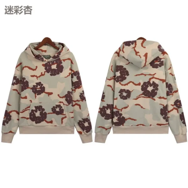 DENIM TEARS brand crosses Europe and America, selling best-selling foam hooded sweatshirts in camouflage for men and women - AliExpress 200000345