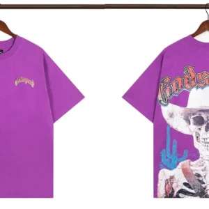 2025 Men's Women's Clothing GOD SPEED T-shirt Real Photo Play Baseball Pattern Letters Logo Print Godspeed Short Sleeve Loose Ca - AliExpress 200000343
