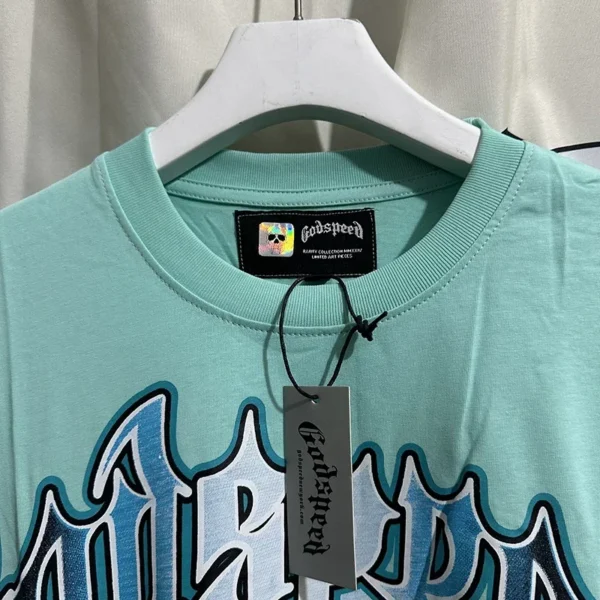 2025 GOD SPEED Life's A Gamble Big Face Godspeed Arrival Tshirts Oversize Cotton Elasticity Color New Short Sleeve Men Women ONe - AliExpress 200000343 - Image 3