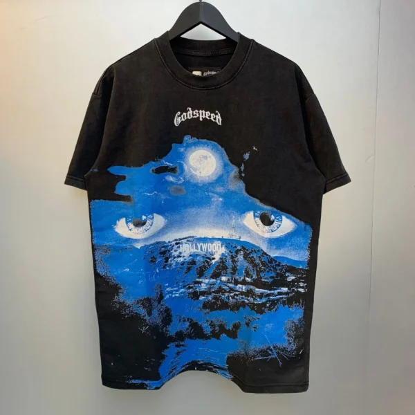 2025 Harajuku Hip Hop GOD SPEED T-shirt Car Skeleton Print Streetwear Men Women Loose Casual Summer New Godspeed Short Sleeve Te - AliExpress 200000343 - Image 2