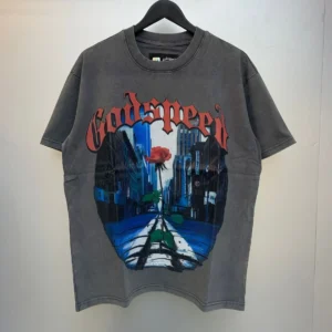 2025 Harajuku Hip Hop GOD SPEED T-shirt Car Skeleton Print Streetwear Men Women Loose Casual Summer New Godspeed Short Sleeve Te - AliExpress 200000343
