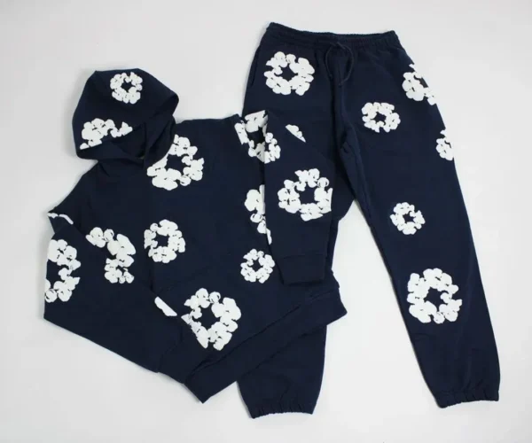 DENIM TEARS brand hot selling new fashionable foam cotton printed hoodie, European and American fashionable men's sports suit - AliExpress 200000343 - Image 5
