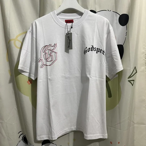 2025 GOD SPEED Life's A Gamble Big Face Godspeed Arrival Cotton T-shirts - AliExpress 200000343