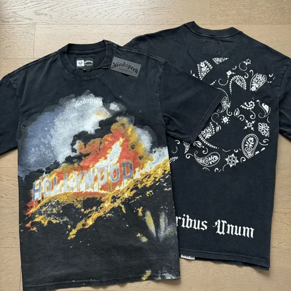 2025 God Speed Men's T-shirts Classic Design Men's Oversized Top Tees - AliExpress 200000343 - Image 3