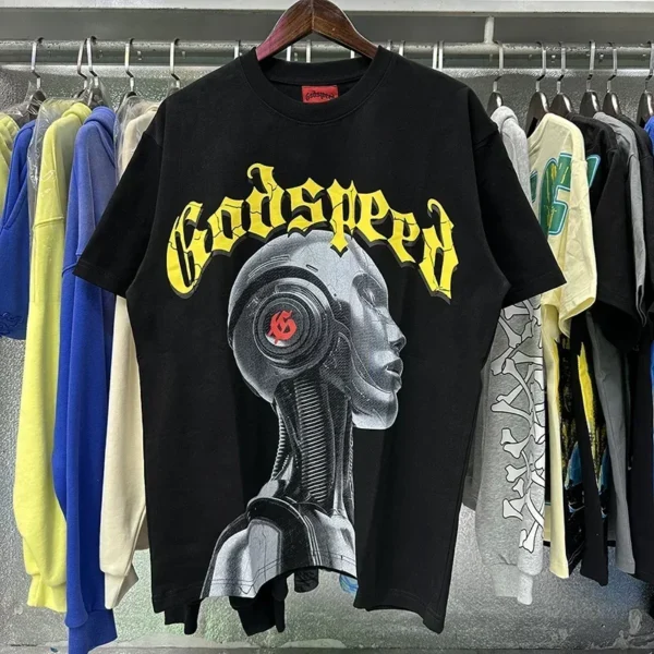 2025 GOD SPEED Life's A Gamble Big Face Godspeed Render Men Women T-shirts Print High Quality O-Neck Short Sleeve Cotton - AliExpress 200000343