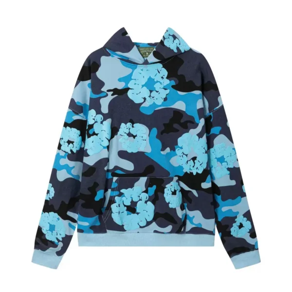 DENIM TEARS brand crosses Europe and America, selling best-selling foam hooded sweatshirts in camouflage for men and women - AliExpress 200000345 - Image 5