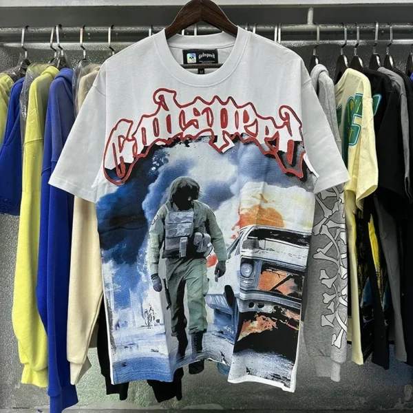 2025 GOD SPEED Life's A Gamble Big Face Godspeed Render Men Women Neck ONeck Short Sleeve Round Cotton T-shirts - AliExpress 200000343 - Image 3