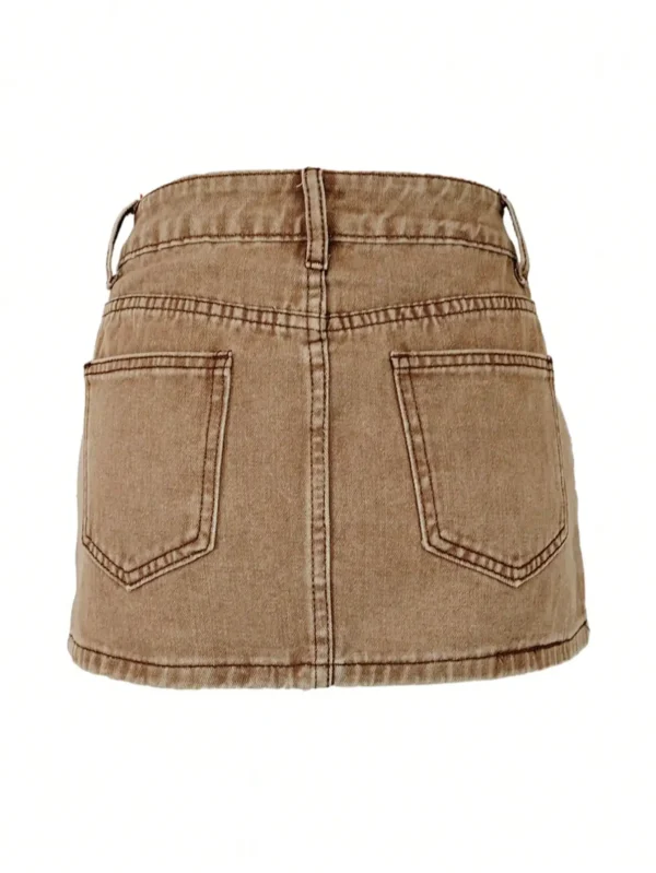 WGXWGX Women's High-Waisted Corduroy Mini Skirt Y2K Trendy Cargo Style with Pockets Retro Fashion Streetwear Skirts - AliExpress 200000345 - Image 2