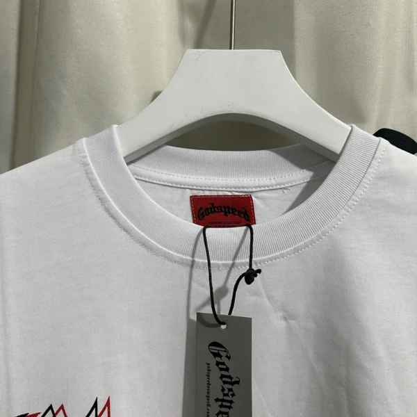 2025 GOD SPEED Life's A Gamble Big Face God Speed Render Men Women Neck ONeck Short Sleeve Round Cotton T-shirts - AliExpress 200000343 - Image 3