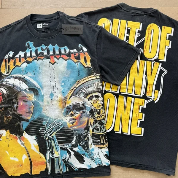 2025 God Speed Men's T-shirts Classic Design Men's Oversized Top Tees - AliExpress 200000343 - Image 6