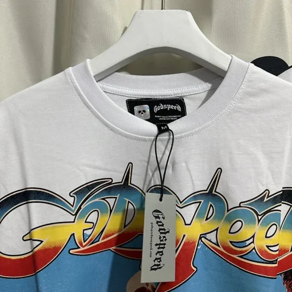 2025 GOD SPEED Life's A Gamble Big Face Godspeed Tshirts Cotton Oversize Men Women Short Sleeve O-Neck - AliExpress 200000343 - Image 3