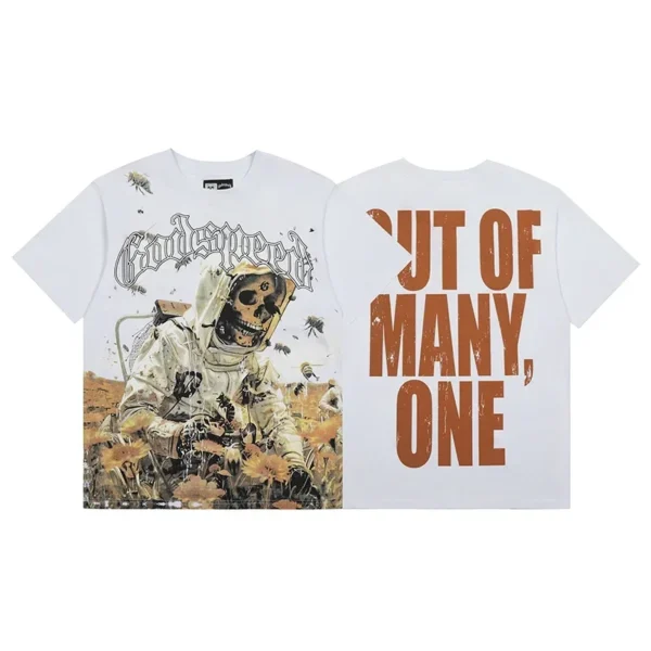 2025 GOD SPEED Life's A Gamble Big Face Godspeed Oversize Short Sleeve Men Women Cotton O-Neck High Quality T-shirts - AliExpress 200000343