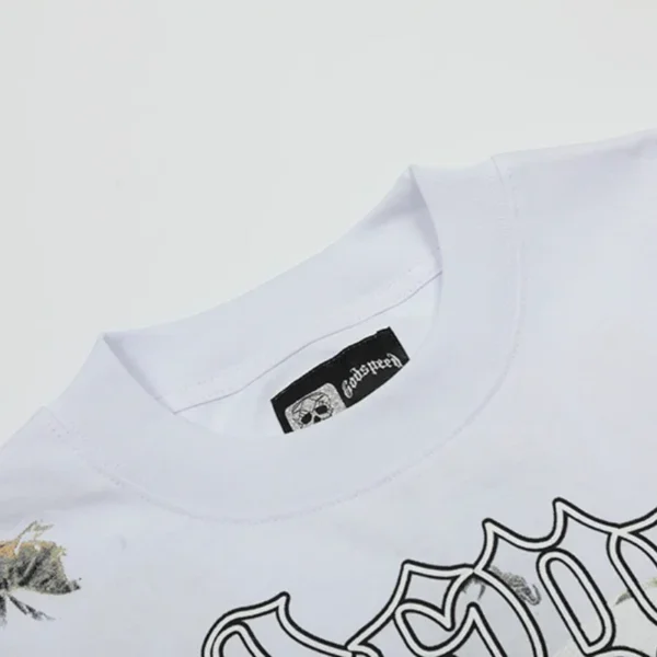 2025 GOD SPEED Life's A Gamble Big Face Godspeed Oversize Short Sleeve Men Women Cotton O-Neck High Quality T-shirts - AliExpress 200000343 - Image 4