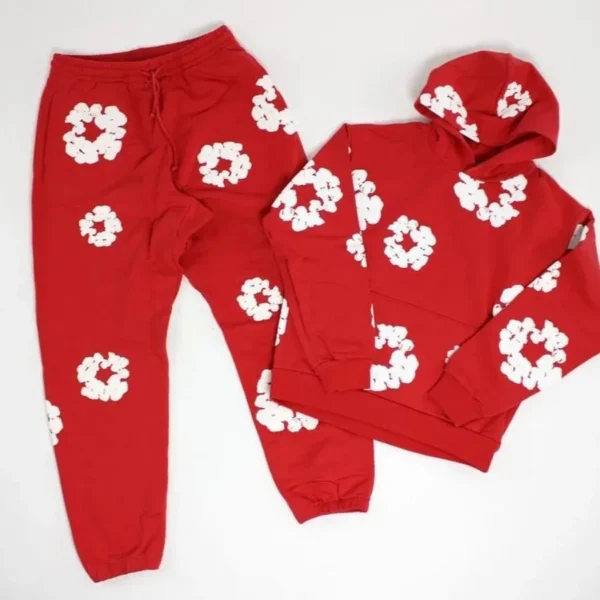 DENIM TEARS brand hot selling new fashionable foam cotton printed hoodie, European and American fashionable men's sports suit - AliExpress 200000343 - Image 3