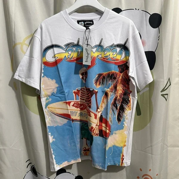 2025 GOD SPEED Life's A Gamble Big Face Godspeed Tshirts Cotton Oversize Men Women Short Sleeve O-Neck - AliExpress 200000343