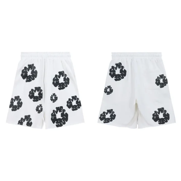 DENIM TEARS brand European and American fashion trend cross-border hot selling kapok print men's summer beach shorts - AliExpress 200000343
