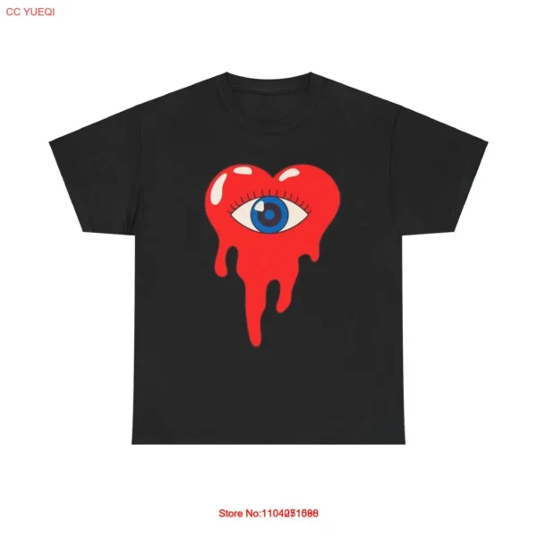 Melting Heart Eye T-Shirt - surreal trippy psychedelic love retro vintage art - AliExpress 200000343