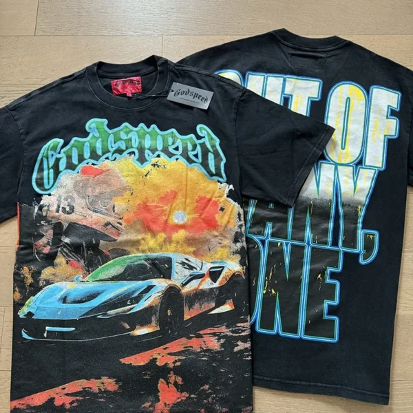 2025 God Speed Men's T-shirts Classic Design Men's Oversized Top Tees - AliExpress 200000343 - Image 4