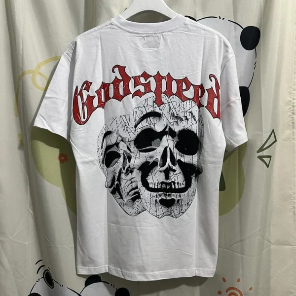 2025 GOD SPEED Life's A Gamble Big Face Godspeed Arrival Cotton T-shirts - AliExpress 200000343 - Image 2