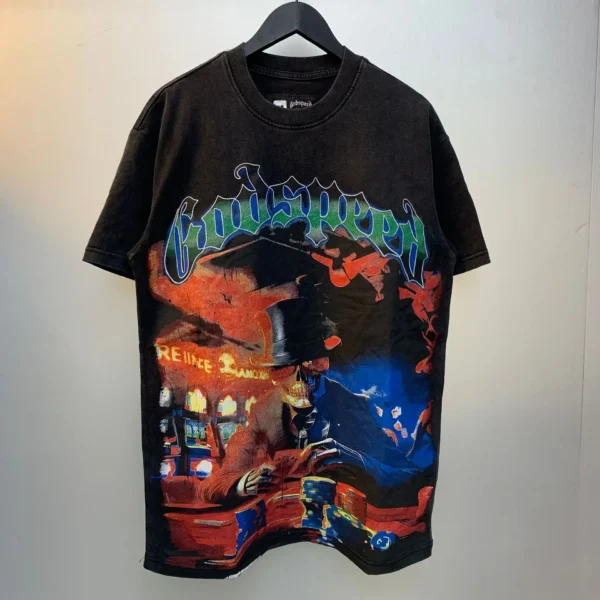 2025 Harajuku Hip Hop GOD SPEED T-shirt Car Skeleton Print Streetwear Men Women Loose Casual Summer New Godspeed Short Sleeve Te - AliExpress 200000343 - Image 3