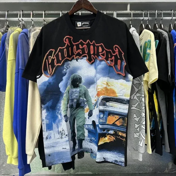 2025 GOD SPEED Life's A Gamble Big Face Godspeed Render Men Women Neck ONeck Short Sleeve Round Cotton T-shirts - AliExpress 200000343