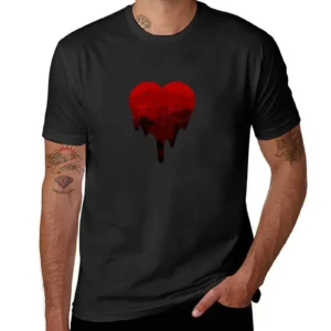 melting heart T-Shirt oversized Personalized t-shirt T-shirts oversize men graphic t shirts - AliExpress 200000343