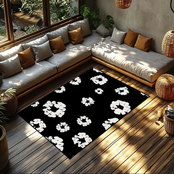 small T-Tears carpet Anti-Slip Kitchen Bedroom fashion D-Denim Handmade Tufted Rug Luxury Living Room Entrance Decoration - AliExpress 15 - Image 4