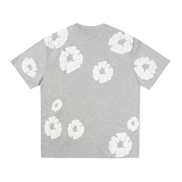DENIM TEARS Cross border Hot selling Foam Cotton Flower Short sleeved T-shirt American Trendy Brand Men and Women - AliExpress 200000345 - Image 6