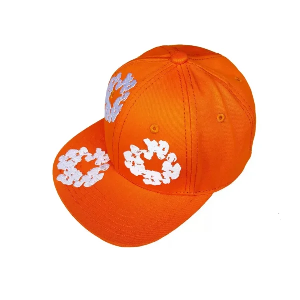 DENIM TEARS brand matching hat, kapok flower embroidered baseball cap, sun hat, flat edge hat, clothing set matching hat - AliExpress 200000343 - Image 5