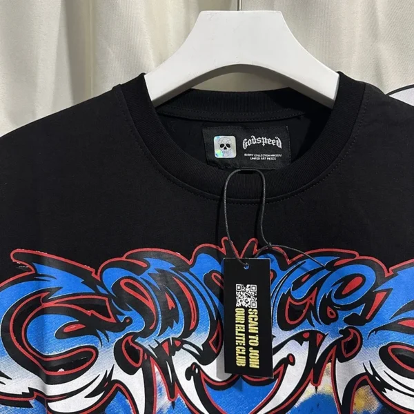 2025 GOD SPEED Life's A Gamble Big Face Godspeed T-shirt Oversize New Short Sleeve - AliExpress 200000343 - Image 3