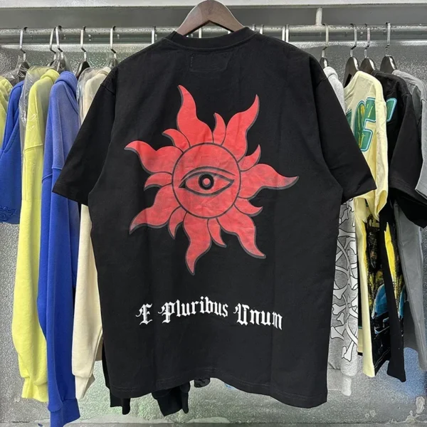 2025 GOD SPEED Life's A Gamble Big Face Godspeed Render Print Men Women Cotton O-Neck Short Sleeve T-shirts - AliExpress 200000343 - Image 2