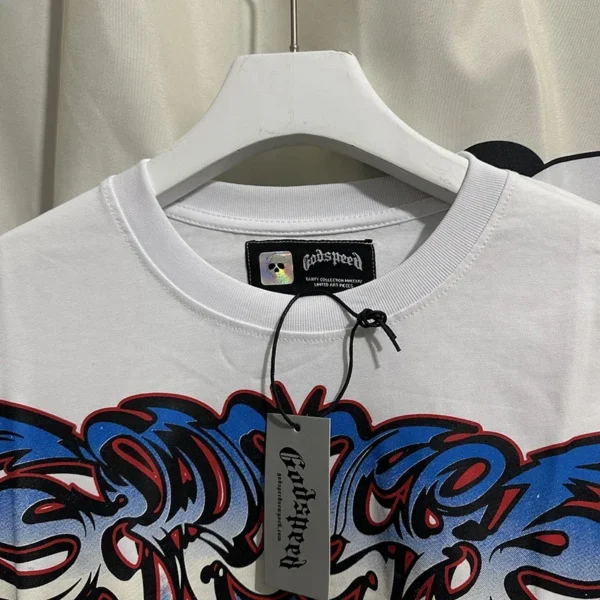 2025 GOD SPEED Life's A Gamble Big Face Godspeed Tshirts Oversized Men Women New Short Sleeve O-Neck Arrival Cotton - AliExpress 200000343 - Image 3